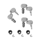 GIVI 3 KEY & LOCK SET MATCHED SILVER