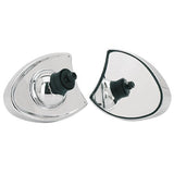 #ZODIAC MIRROR SET W/LED FAIRING FLHT 96 ON CHR