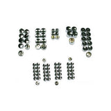 #ZODIAC BOLT COVER KIT FLH/FLT 2007-08 75 Pcs Chrome