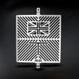 Branded Radiator Guard, stainless,Scrambler 1200 XC/XE '19-