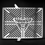 Branded Radiator Guard stainless -Trident (660) '21-
