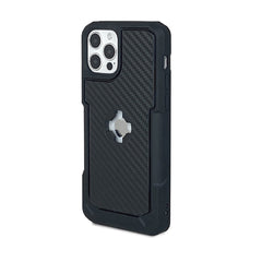 iPhone 12 / 12 Pro X-Guard Case Carbon Fibre + Infinity Mount