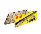 DID #530 VX3 Pro X-Ring 120L ZJ - Rivet GOLD