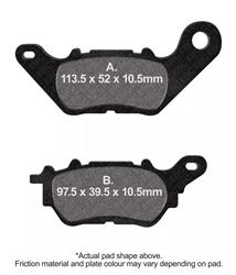 EBC Double-H Sintered Scooter Pad Set