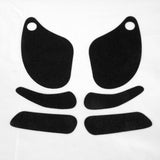 Kawasaki ZX6R Traction Grips 2005-2006 : Clear 6-Grip Kit