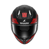SHARK SKWAL i3 RHAD MAT BLK CHR RED L