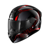 SHARK D-SKWAL 2 CADIUM BLK RED BLK XS
