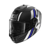 SHARK SPARTAN RS CARBON SHAWN BLU SIL XS