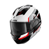 SHARK EVO ES KRYD GLOSS WHT BLK RED S