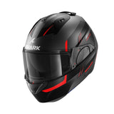 SHARK EVO ES KRYD MAT ANT BLK RED S