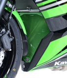 Downpipe Grille, GREEN, Kawasaki Ninja 650 '17-