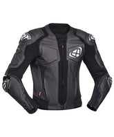 IXON VENDETTA EVO LEATHER JKT BLK/WHT (3XL)