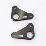 Tie-Down Hooks, pair, black,Panigale V4 / V4S / Speciale
