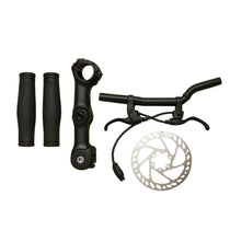 E-bike steering and handlebar components