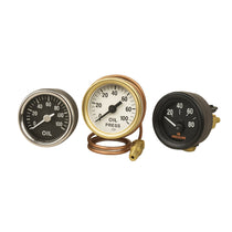Oil pressure gauges