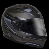 STREET MISSILE MATT BLACK SILVER