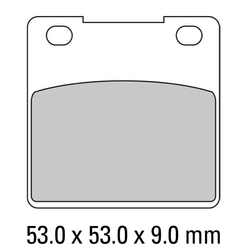 Newfren Brake Pads - Scooter Elite Organic (1-FD0535-BE)