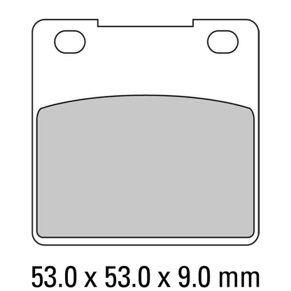 Newfren Brake Pads - Scooter Elite Organic (1-FD0535-BE)