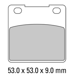 Newfren Brake Pads - Scooter Elite Organic (1-FD0535-BE)