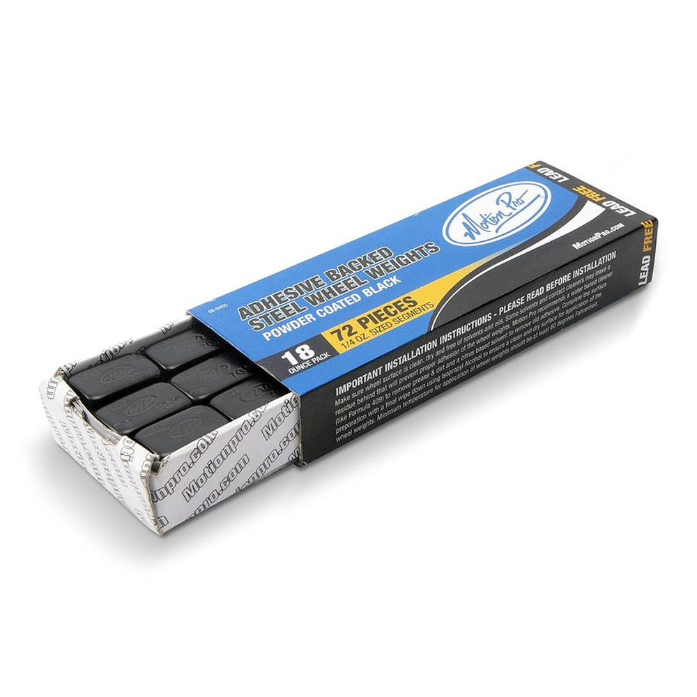 MP - Wheel Weights, Steel, 18oz Pack, 72x 7g segements (Black)