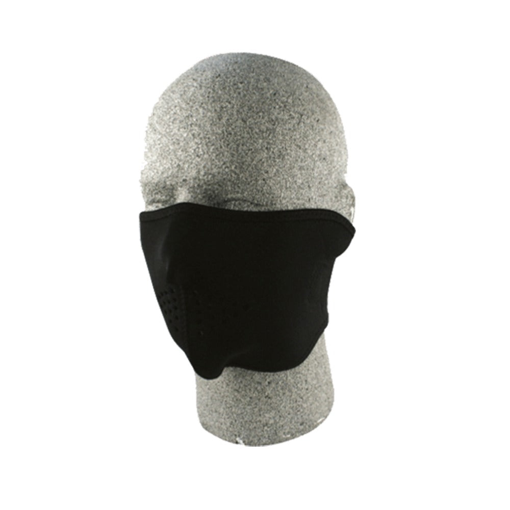 Zan NEOPRENE FACE MASKS - BLACK HALF
