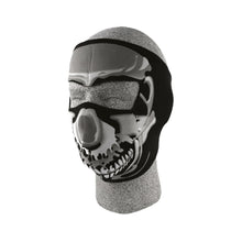 Neoprene Face Masks - Chrome Skull Full