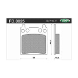 Newfren Brake Pads - Touring Organic