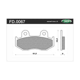 Newfren Brake Pads - Off Road Dirt Sintered