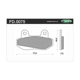 Newfren Brake Pads - Touring Organic