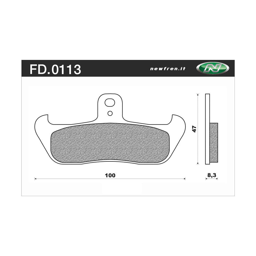 Newfren Brake Pads - Touring Organic
