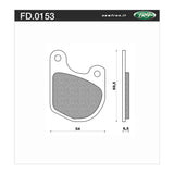 Newfren Brake Pads - Touring H/D Sintered