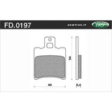 Newfren Brake Pads - Scooter Organic