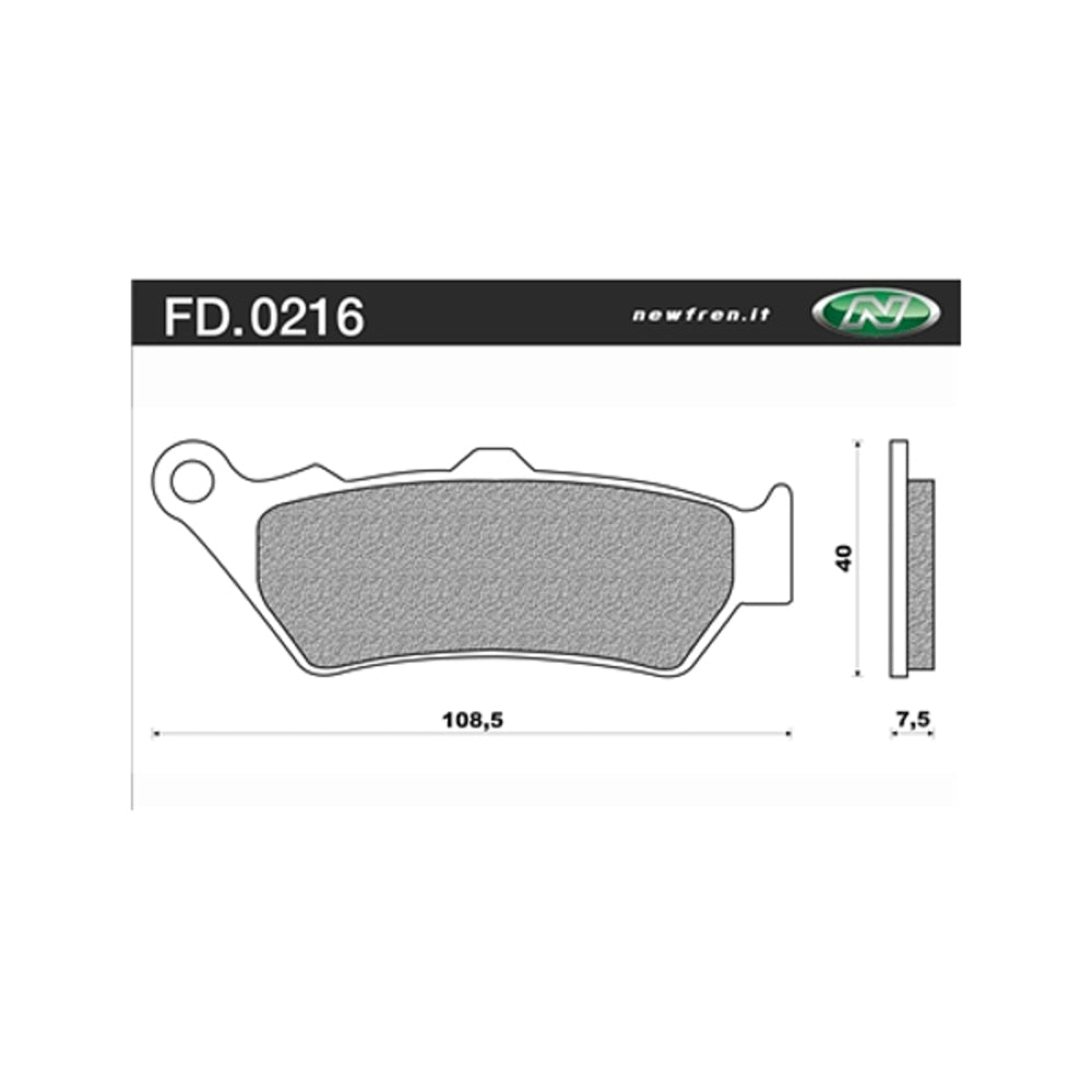 Newfren Brake Pads - Touring Organic