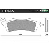 Newfren Brake Pads - Touing Sintered