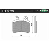 Newfren Brake Pads - Scooter Elite Organic