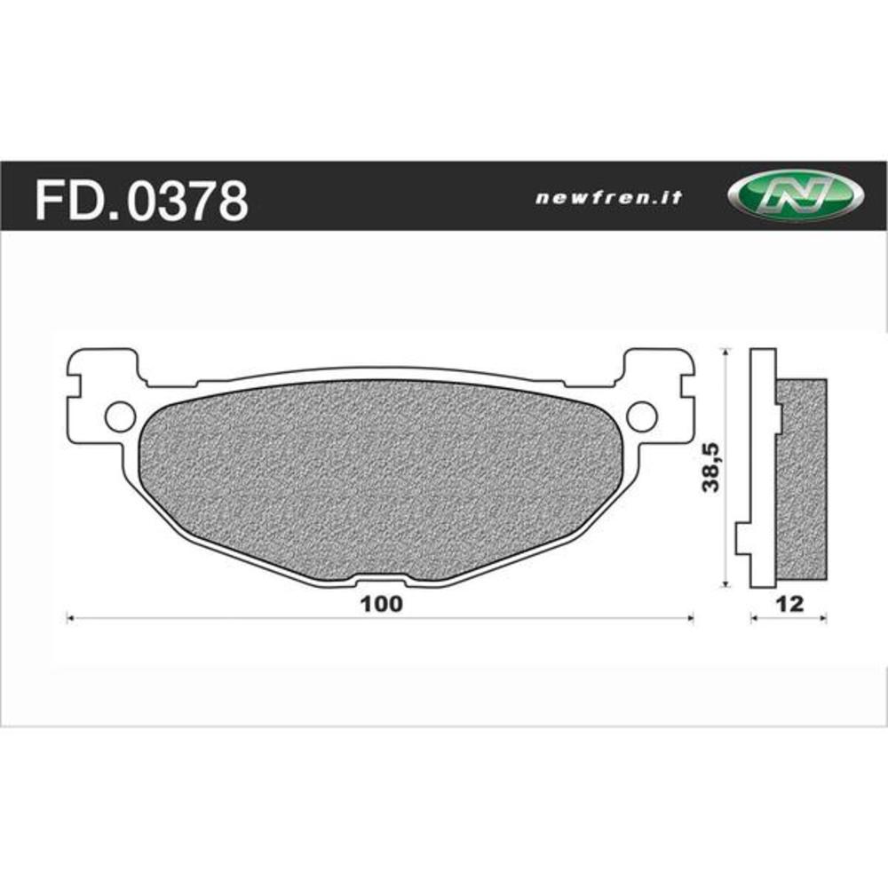 Newfren Brake Pads - Scooter Elite Organic