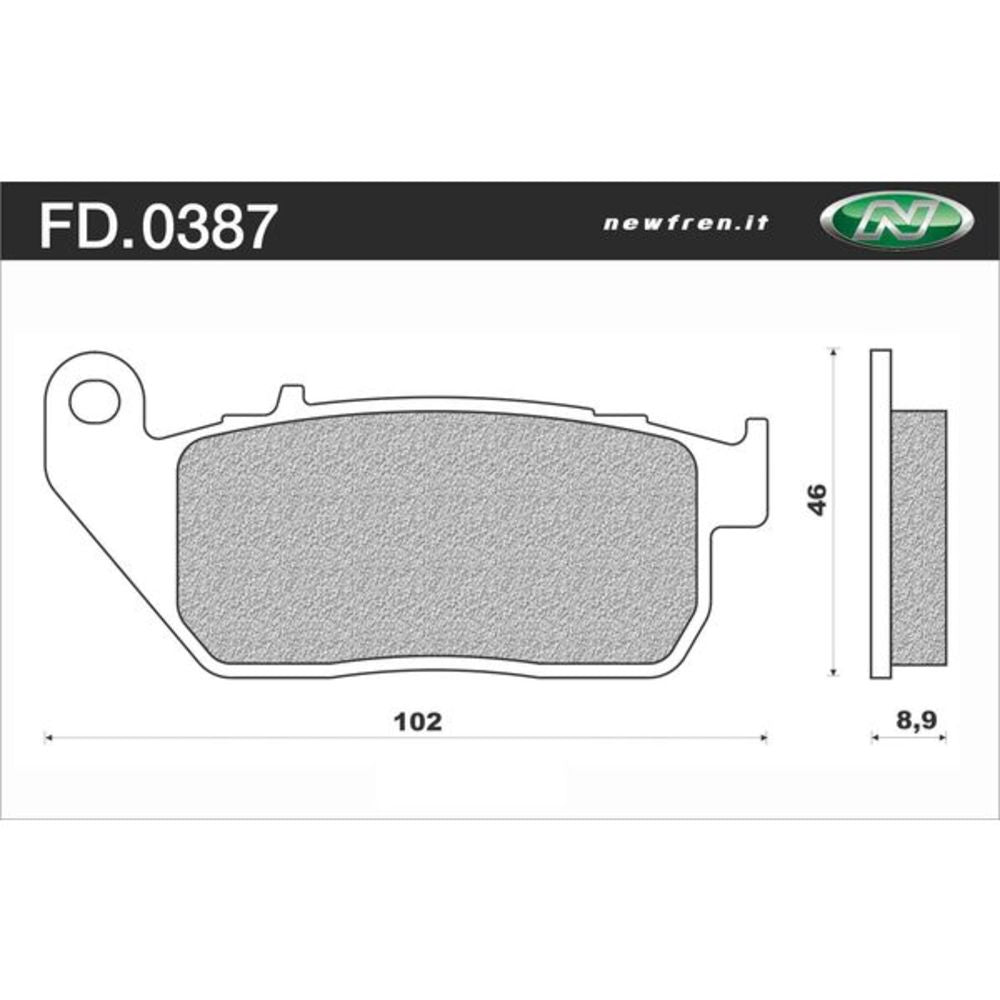 Newfren Brake Pads - Raod H/D Sintered