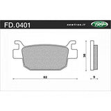 Newfren Brake Pads - Scooter Touring Sinter