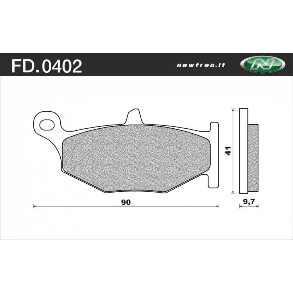 Newfren Brake Pads - Organic Touring