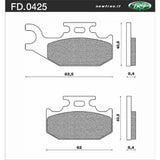 Newfren Brake Pads - Off Road ATV Organic