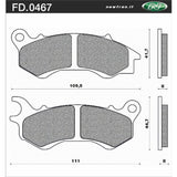 Newfren Brake Pads - Scooter Elite Organic
