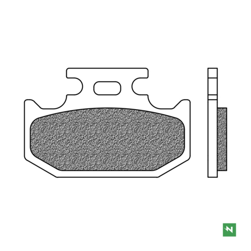 Newfren Brake Pads - ATV Sintered Yamaha Viking/Wolverine Rear Handbrake Pads