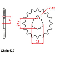 15T Kawasaki/Suzuki Front Spkt (518)