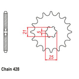 12T Front Sprocket TC90/100 (1467)