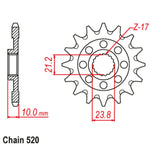 12T Suz RMZ450 13-14 Front Spkt ( 1443 )