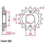 16T Honda XRV750 Front Sprocket (314)