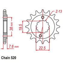 14T Suzuki LT Z400 K3-K6/Kawasaki KX F400 Supersprox Front Spkt (1401)