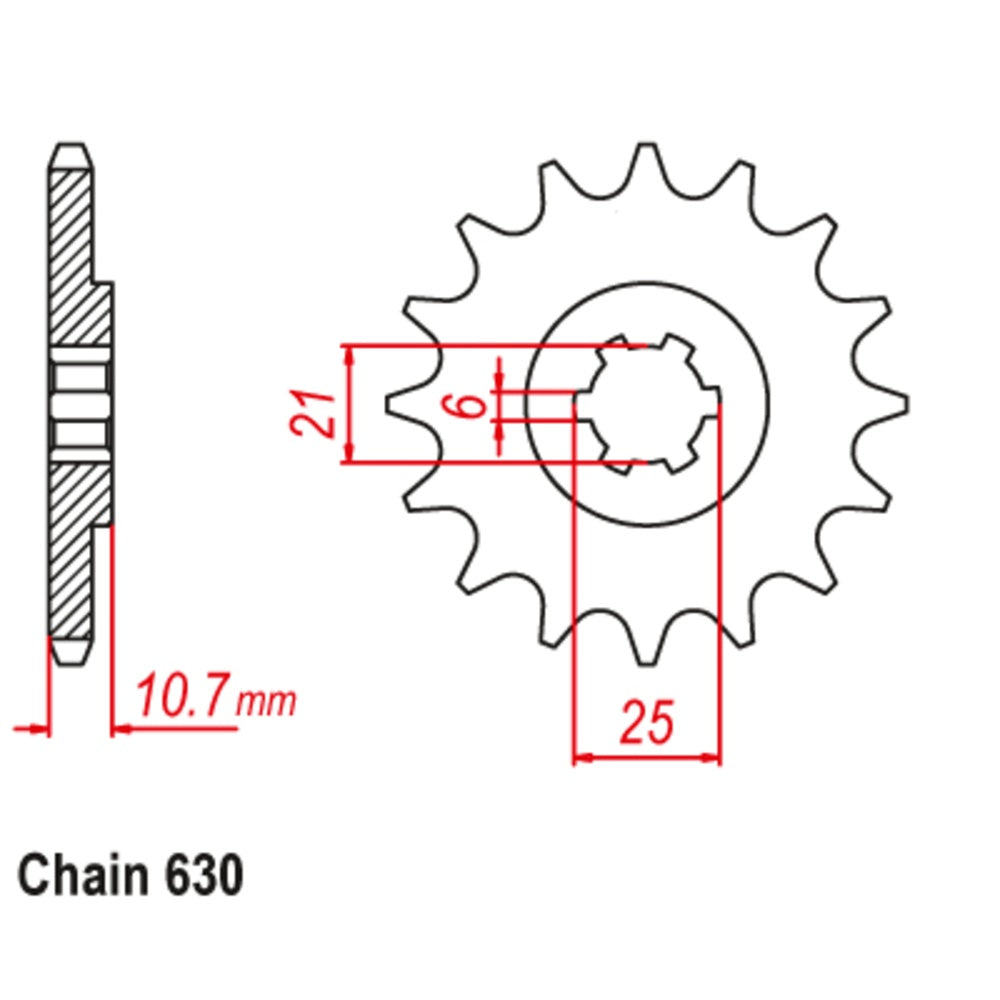 16T Honda Front Sprocket (331)