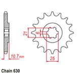 16T Honda Front Sprocket (331)