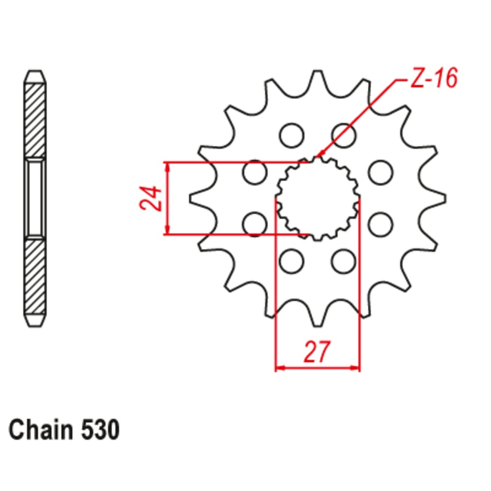 17T Suzuki Front Sprocket (423)